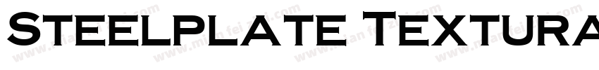 Steelplate Textura R字体转换